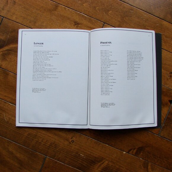 Dan Fogelberg Phoenix Piano Guitar Vocal Sheet Music Song Book - Picture 7 of 9